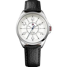 Tommy Hilfiger 1781263 Women's Strap Leather Band White Dial Watch