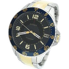 Tommy Hilfiger 1790825 Mens Watch Brown Silicone Strap Water Resistant 5 Atm