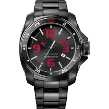 Tommy Hilfiger Black Stainless Steel Men's Watch 1790770