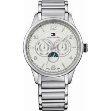 Tommy Hilfiger Men's Bracelet Moon Phase Day/Date Watch 1710254 $135