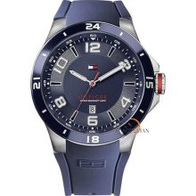 Tommy Hilfiger Navy Silicone Men's Watch 1790862