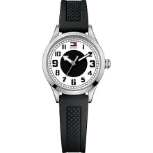 TOMMY HILFIGER SILICONE STRAP LADIES WATCH