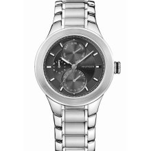 Tommy Hilfiger 'Sport' Multifunction Bracelet Watch Black/ Silver