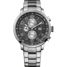 Tommy Hilfiger Watch, Mens Stainless Steel Bracelet 45mm 1790860