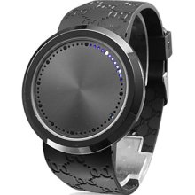 Touch Screen Creative Blue Flashing LED Wristband Watch