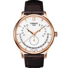Tradition Perpetual Calendar Men's Quartz Watch - Rose Gold PVD