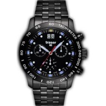 Traser H3 T40043573701 Black Stainless Steel Classic Chronograph