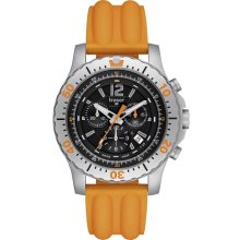 Traser P6602 Extreme Sport Chronograph Orange Rubber Strap Watch