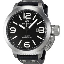 TW Steel Canteen Black Dial Stainless Steel Mens Watch TW22