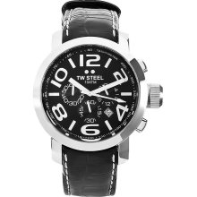 TW Steel Grandeur 45mm Black Dial Chronograph Mens Watch TW50