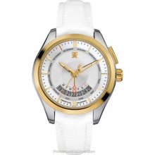 TX 400 Perpetual Weekly Calendar Silver/White Dial Two-Tone T3C504