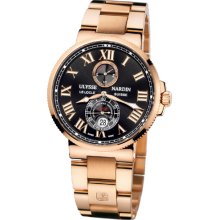 Ulysse Nardin Maxi Marine Chronometer 43mm Gold Watch 266-67-8M/42