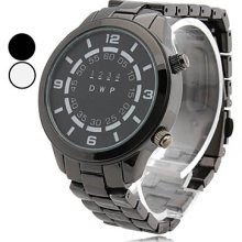 Unisex Alloy Digital LED Wrist Watch (Assorted Colors)