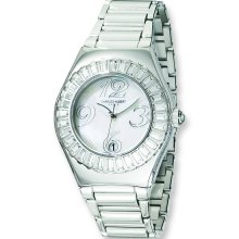 Unisex Charles Hubert Stainless Steel Silver Dial Watch