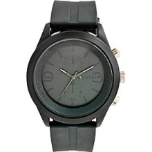 Unlisted Watch, Mens Gray Silicone Strap UL1200