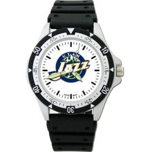 Utah Jazz Option Sport Watch with Rubber Strap LogoArt