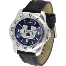 Utah State Aggies Sport Leather Band AnoChrome-Men's Watch