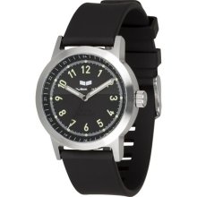 Vestal Alpha Bravo Rubber Watch Black/silver/black