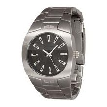 Vestal Gearhead Watch Brushed Silver/black