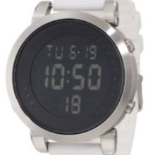 Vestal Men's DDDS02 Digital Doppler Rubber White Silver Negative