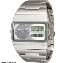 Vestal Metal Monte Carlo Watch - Silver/Silver/Silver MMC039
