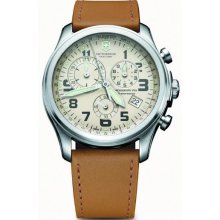 Victorinox 241579 Watch Infantry Mens - Beige Dial