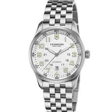 Victorinox Swiss Arm Airboss Automatic Cream Dial Mens Watch 241506