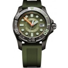 Victorinox Swiss Army 241560 Dive Master 500 Green Strap Men's Watch
