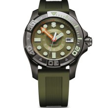 Victorinox Swiss Army Dive Master 500 Green Dial Mens Watch 241560