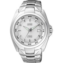 Watch Citizen Super Titanium Bm6460-59a MenÂ´s White