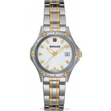 Wenger Ladies Standard Issue Two-Tone White Mother of Pearl 70236