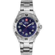 Wenger Men's Brigade Blue Dial Bracelet Watch