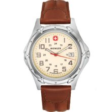 Wenger Mens Brown Standard Issue XL Watch