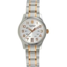 Women's Alliance Chronograph Silver Dial Rose Gold Two Tone Stainless
