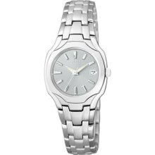 Womens Citizen Eco Drive Watch in Stainless Steel (EW1250-54A)
