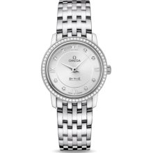 Women's Omega DeVille Prestige New Collection 27.4mm Qtz 424.10.27.60.05.001 Watch