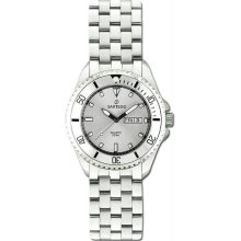 Women's Quartz Silver Dial Dive Watch