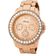 Women's Sawyer Rhinestone Watch in Rose Gold ...