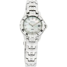 Women's seiko diamond mother of pearl dial watch sxda31