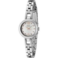 Women's Stainless Steel Dress Quartz Rose Two Tone