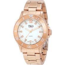 Women's TK585-RG Rose Gold Sport Bezel Bracelet