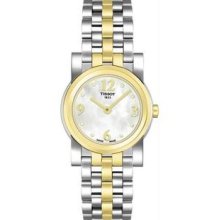Women's Two Tone Stainless Steel Classi-T Mother Of Pearl Dial