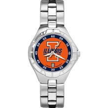 Womens University Of Illinois Watch - Stainless Steel Pro II Sport