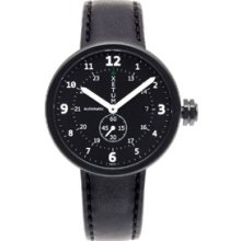 Xetum Swiss automatic watch - Tyndall men's (PVD black dial)