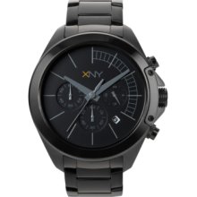Xny Watch, Mens Chronograph Tailored Streetwear Black Ion-Finish Stain