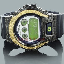 Yellow Black Diamond Watches: Casio G-Shock Diamond Watch 3.75ct
