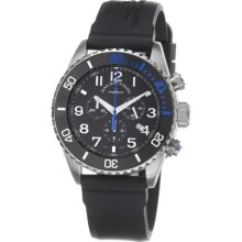 Zeno Watches Zeno Mens Divers Black Dial Black Rubber Black Rubber/Bl