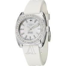 Zodiac Desert Falcon Swiss Quartz Movement White Mother-of-Pearl Dial Women's Watch #ZO4525 special-black-white