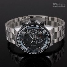 1 Piece Fashion Black Dial Week And Date St. Steel Band Automatic Me