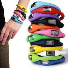 12colors Unisex Digital Silicone Rubber Jelly Anion Sports Bracelet Wrist Watch